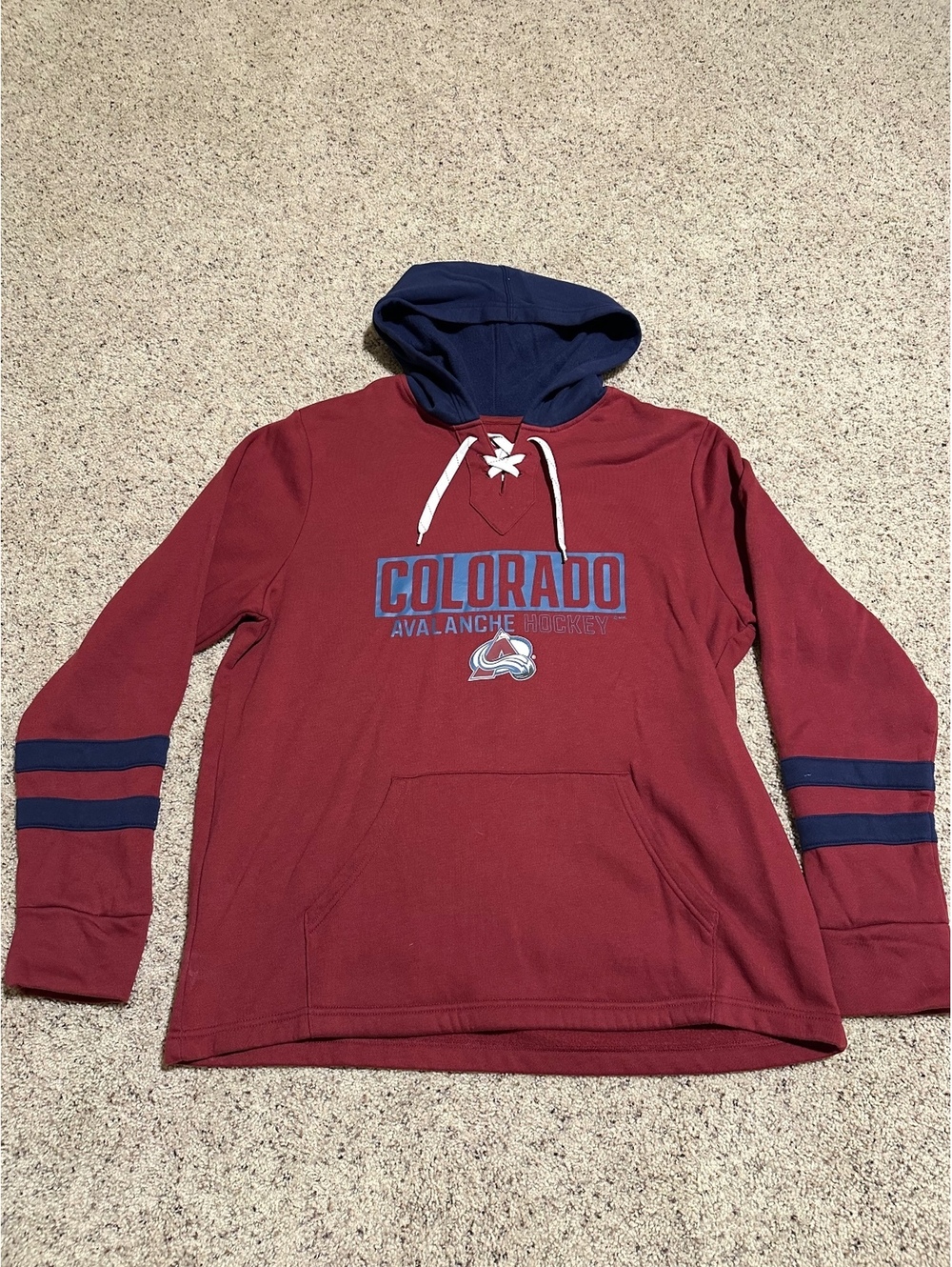 NHL Colorado Avalanche Hockey Pullover Hoodie XL